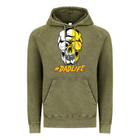 Vintage Olive Dad life Sugar Skull for Soccer Softball Halloween Costume Vintage Hoodie - maiPhamDesign