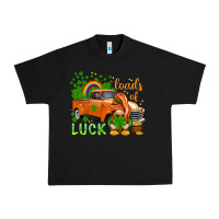 Black St. Patrick's Loads of luck with gnome Urban Heavy Tee - HowdyJamesFarm