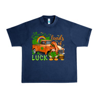 Navy St. Patrick's Loads of luck with gnome Urban Heavy Tee - HowdyJamesFarm