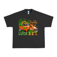 Pigment Black St. Patrick's Loads of luck with gnome Urban Heavy Tee - HowdyJamesFarm