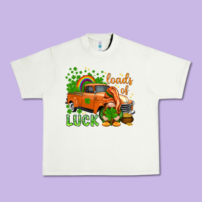 St. Patrick's Loads Of Luck With Gnome Urban Heavy Tee Designed By Howdyjamesfarm