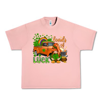 Salmon St. Patrick's Loads of luck with gnome Urban Heavy Tee - HowdyJamesFarm