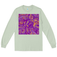 Matcha Abstract Mardi Gras Seamless Pattern Long Sleeve Tee - FaDigitalArtStudio