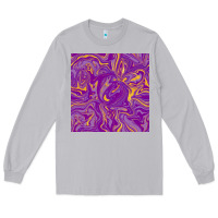 Moon Dust Abstract Mardi Gras Seamless Pattern Long Sleeve Tee - FaDigitalArtStudio
