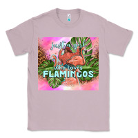 Lilac just a girl who loves flamingo Classic Tee - TumblerDesignByShophia
