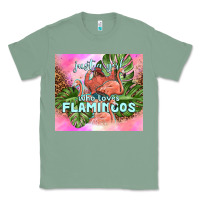 Sage just a girl who loves flamingo Classic Tee - TumblerDesignByShophia