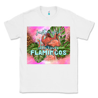 White just a girl who loves flamingo Classic Tee - TumblerDesignByShophia