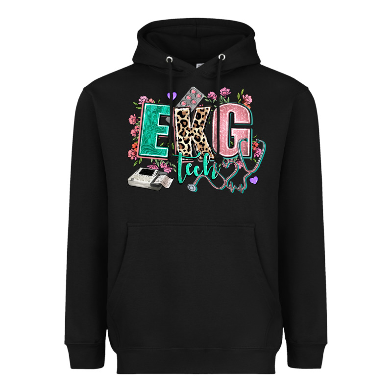 Ekg Tech Heavyweight Hoodie by AdoDesignShop | Teevron