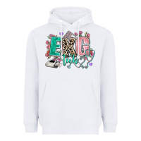 White ekg tech Heavyweight Hoodie - AdoDesignShop