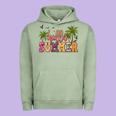 Hello Summer Urban Hoodie Designed By Jahusdesignshop