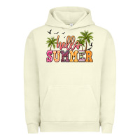 Pigment Pistachio hello summer Urban Hoodie - JahusDesignShop