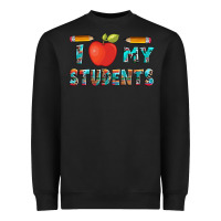 Black i love my students with pen and Heavyweight Sweatshirt - Artiststas