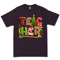 Plum teacher christmas Premium Tee - texasbilliewilder