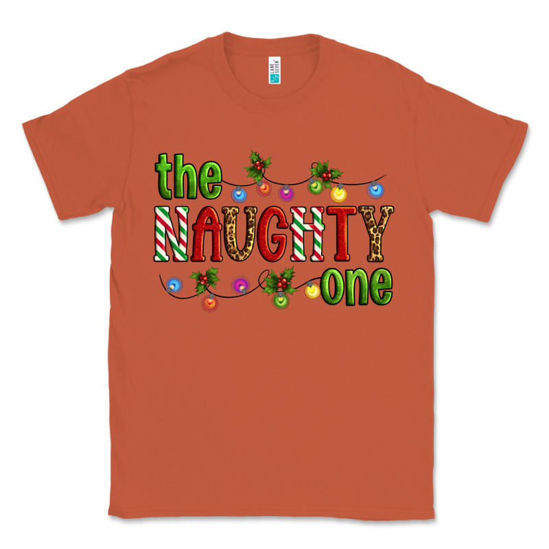 The Naughty One Christmas Classic Tee by Artiststas | Teevron