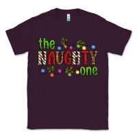 Plum The Naughty One Christmas Classic Tee - Artiststas
