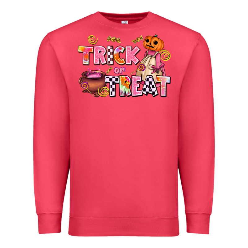 Trıck Or Treat Premium Sweatshirt by AdoDesignShop | Teevron