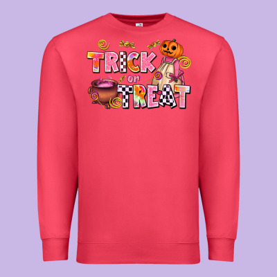 Trıck Or Treat Premium Sweatshirt Designed By Adodesignshop