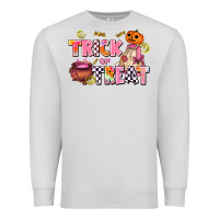 Dove Grey trıck or treat Premium Sweatshirt - AdoDesignShop