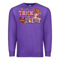 Purple trıck or treat Premium Sweatshirt - AdoDesignShop