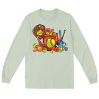 Matcha Softball Coffee Mug Long Sleeve Tee - FaDigitalArtStudio