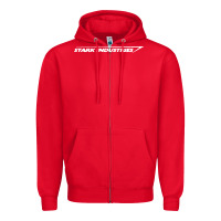 Red stark industries Zipper Hoodie - maiPhamDesign
