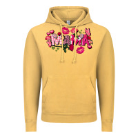 Vintage Mustard Valentine's Day mama Vintage Hoodie - FaDigitalArtStudio
