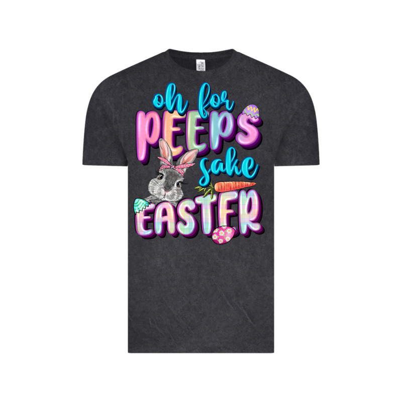 Oh For Peeps Sake Easter Day Vintage Tee by CowGirlArtShop | Teevron