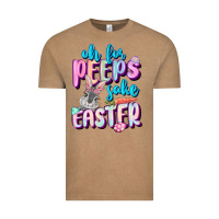 Vintage Coffee Oh for peeps sake Easter Day Vintage Tee - CowGirlArtShop