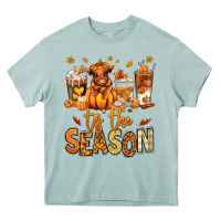 Arona Tis' the season Fall Heifer coffee cups Heavy Core Tee - RanaPortraitStore