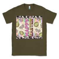 Army Green happy easter with cowhide Classic Tee - TumblerDesignByShophia