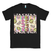 Black happy easter with cowhide Classic Tee - TumblerDesignByShophia