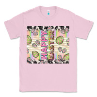 Bubblegum Pink happy easter with cowhide Classic Tee - TumblerDesignByShophia