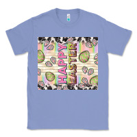 Colony Blue happy easter with cowhide Classic Tee - TumblerDesignByShophia