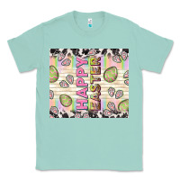 Seafoam happy easter with cowhide Classic Tee - TumblerDesignByShophia