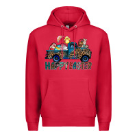 Cardinal Happy Easter truck Premium Hoodie - CowhideDigitalArt