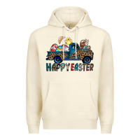 Sandshell Happy Easter truck Premium Hoodie - CowhideDigitalArt