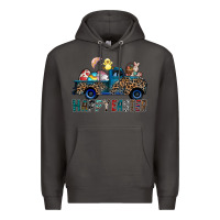 Smoke Happy Easter truck Premium Hoodie - CowhideDigitalArt