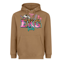Toasted Coconut ekg tech Heavyweight Hoodie - AdoDesignShop