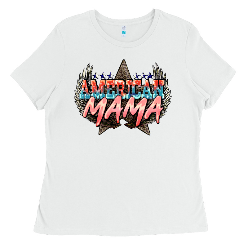 American Mama 4th Of July Ladies Tee by HowdyJamesFarm | Teevron