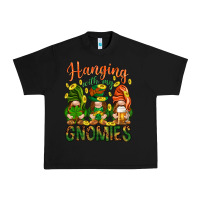 Black Hanging with my gnomies Urban Heavy Tee - HowdyJamesFarm
