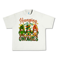 Pistachio Hanging with my gnomies Urban Heavy Tee - HowdyJamesFarm
