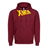 Burgundy super legend xmen merchandise Zipper Hoodie - maiPhamDesign
