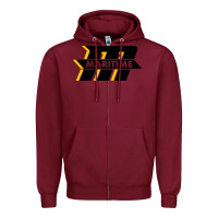 Burgundy massachusetts maritime academy Zipper Hoodie - maiPhamDesign