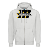 Dove Grey massachusetts maritime academy Zipper Hoodie - maiPhamDesign