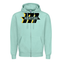 Seafoam massachusetts maritime academy Zipper Hoodie - maiPhamDesign