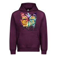 Mauve Wine transformed by god's love Urban Hoodie - JahusDesignShop