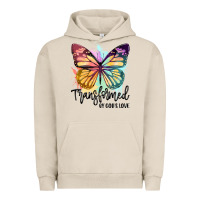 Pigment French Oak transformed by god's love Urban Hoodie - JahusDesignShop