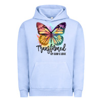 Pigment Grape Ice transformed by god's love Urban Hoodie - JahusDesignShop