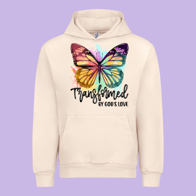 Transformed By God's Love Urban Hoodie Designed By Jahusdesignshop