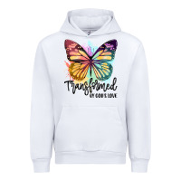 White transformed by god's love Urban Hoodie - JahusDesignShop
